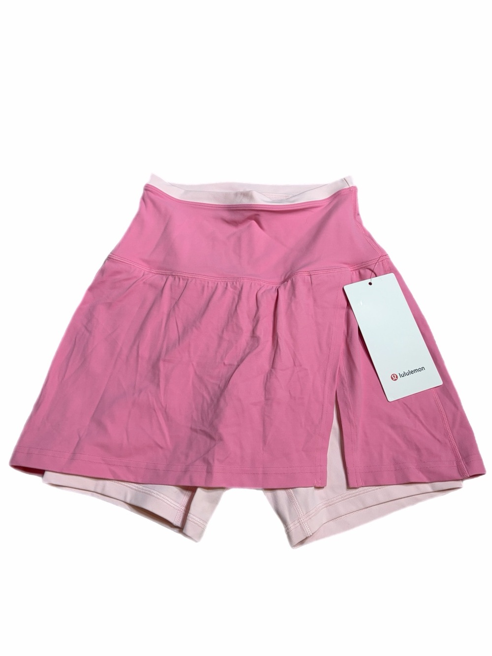 NWT Lululemon Align Super High-Rise Side-Slit Skirt *Trim (Candy Cloud/Pearl) 4